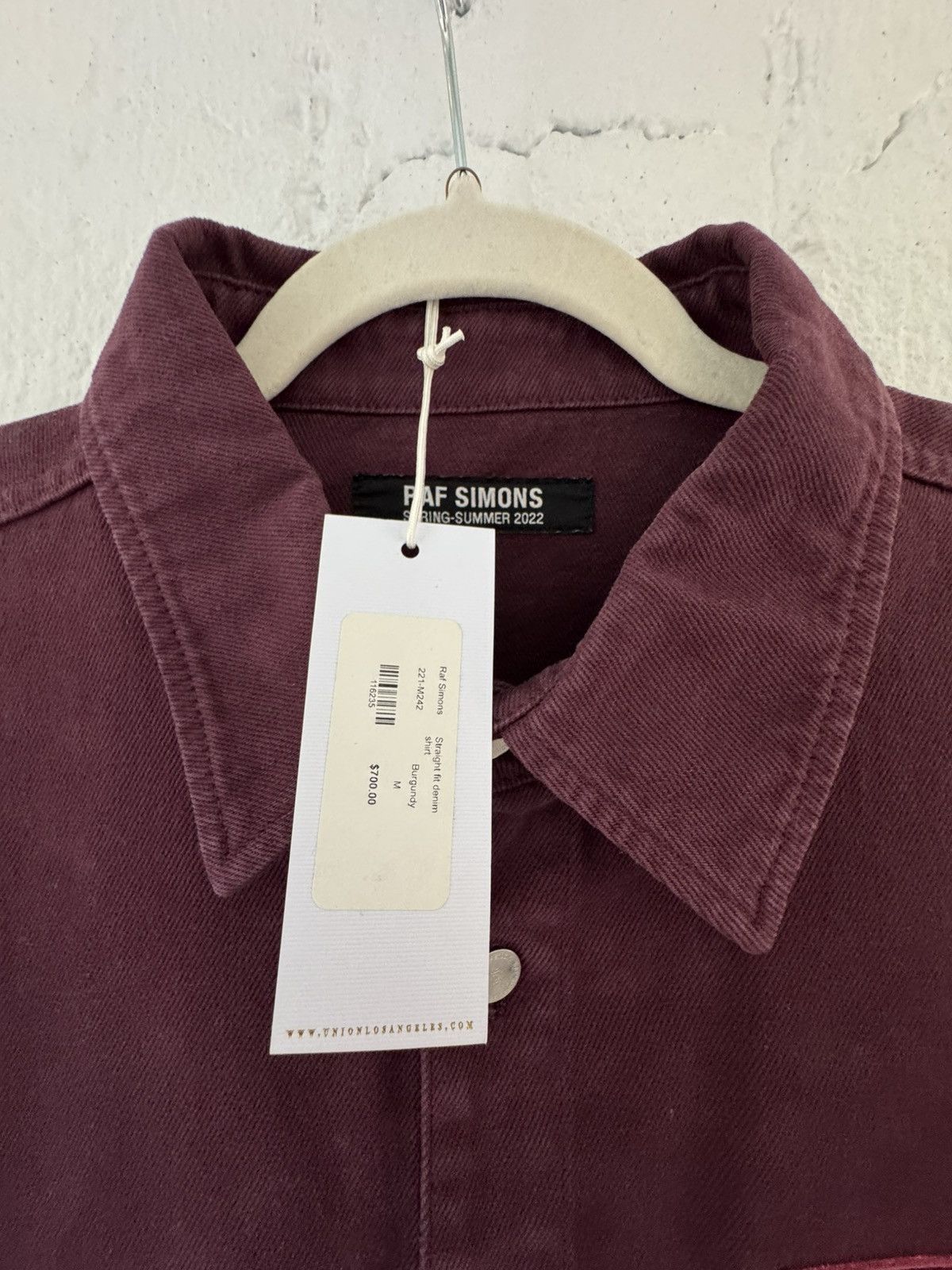 Raf Simons Raf Simons Straight Fit Denim Shirt Size US M / EU 48-50 / 2 - 4 Thumbnail