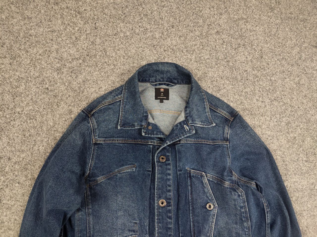 G-Star Vintage G Star Raw Scutar Light Faded Pocket Denim Jacket Size US S / EU 44-46 / 1 - 4 Thumbnail
