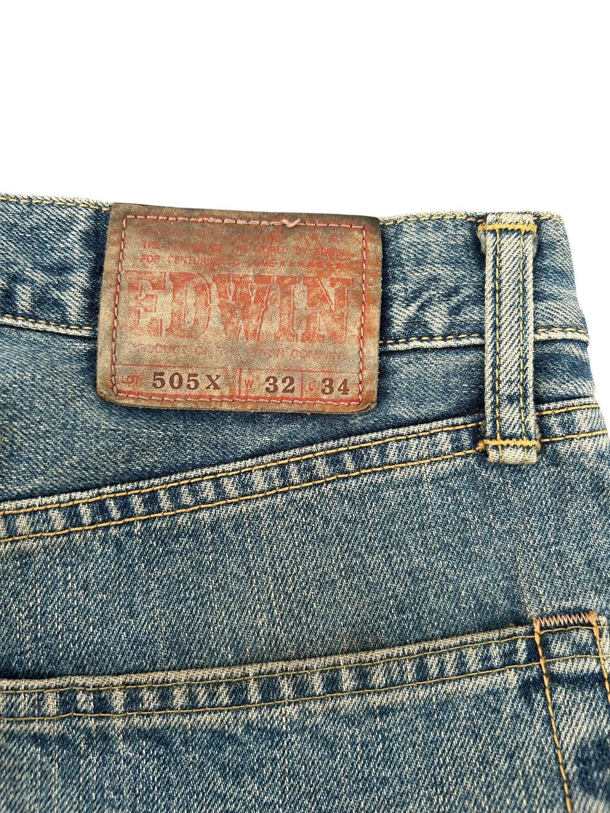 Kapital Vintage Edwin 505x Selvedge Distressed Rusty Denim Jeans ☠️🎌 Size US 32 / EU 48 - 8 Thumbnail