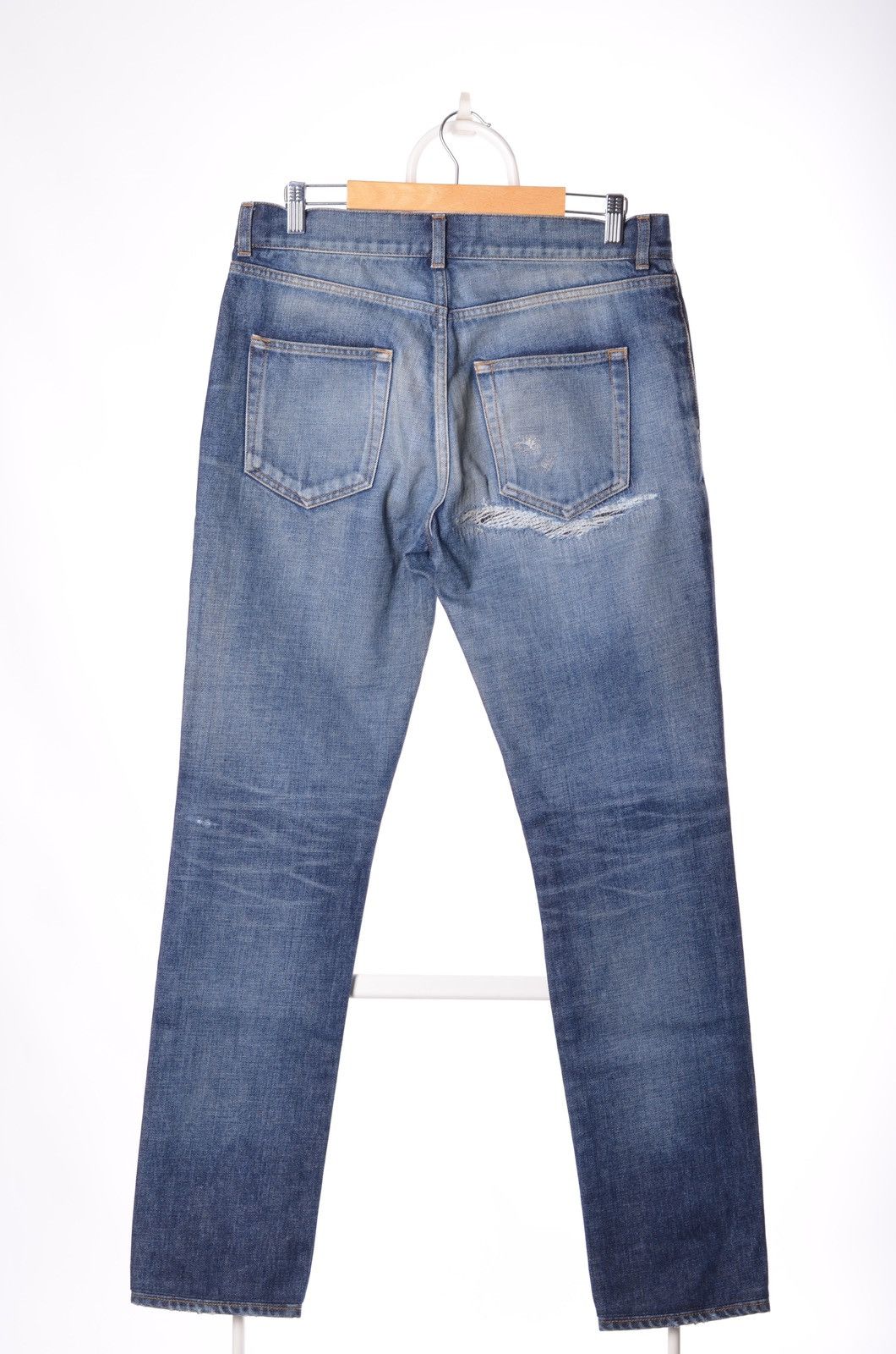 Hedi Slimane × Saint Laurent Paris Saint Laurent Hedi D02 M/SK-LW Denim Jeans sz31 Size US 31 - 2 Thumbnail