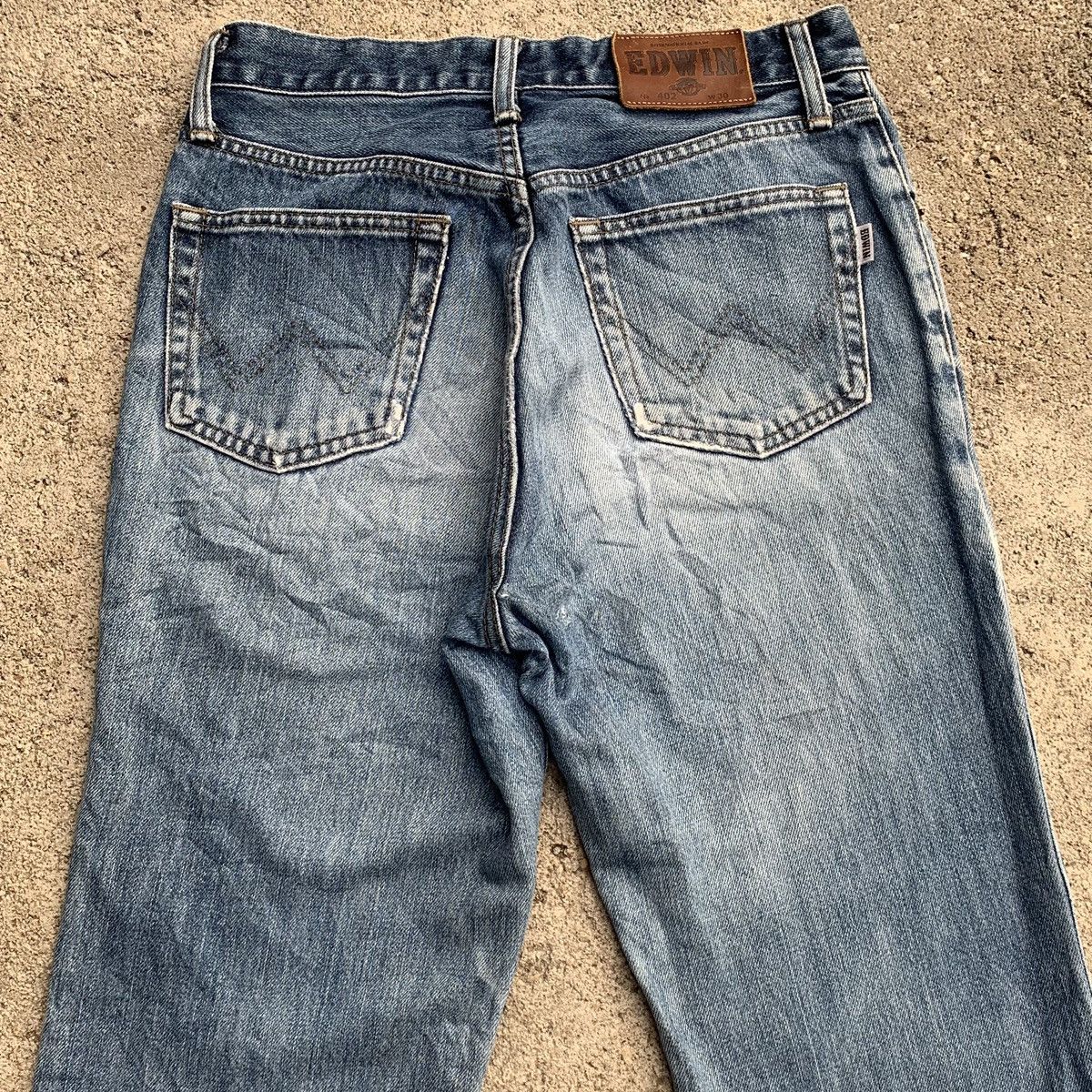Edwin Vintage Edwin 402 Japan Distressed Denim Jeans W29 Size US 29 - 10 Thumbnail