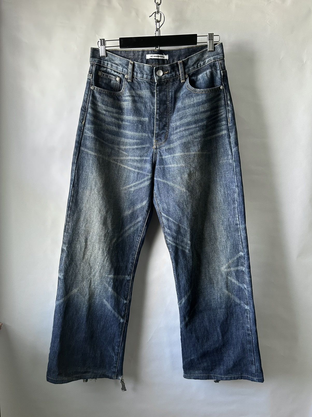 Luxury × Other × Streetwear NO MAINTENANCE DARK-WASH JAPANESE DENIM ...