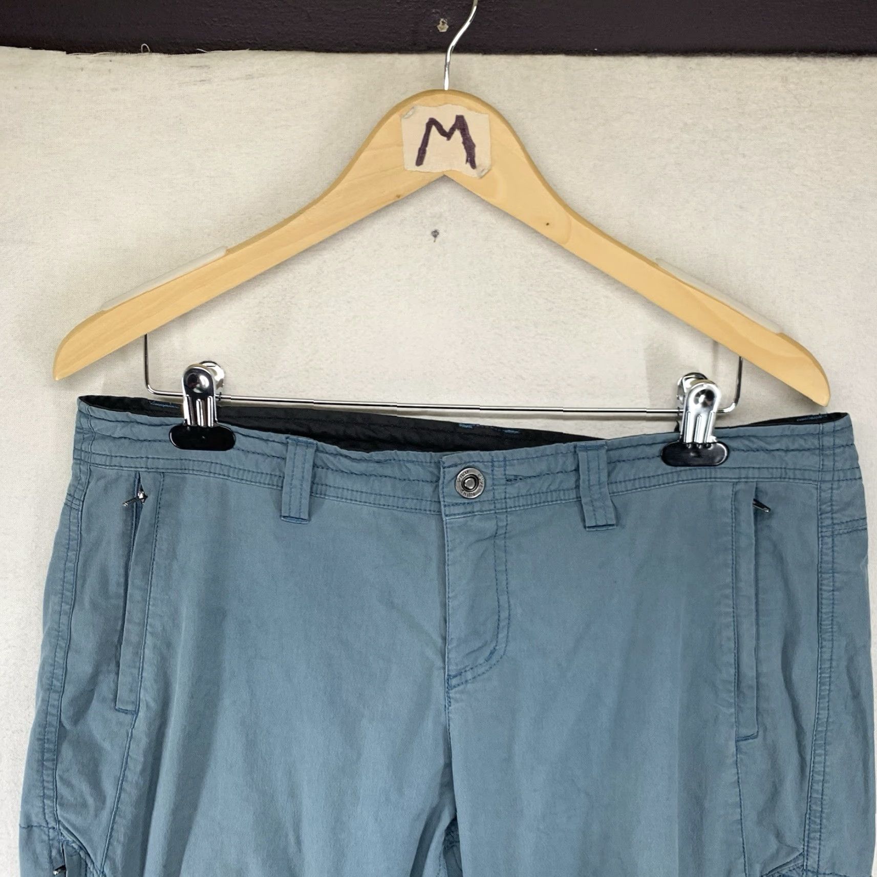 Vintage VINTAGE KUHL Women Pants Size 14 Regular Blue Casual Hiking Camping Cotton Canvas 2000s Size 36" / US 14 / IT 50 - 5 Thumbnail