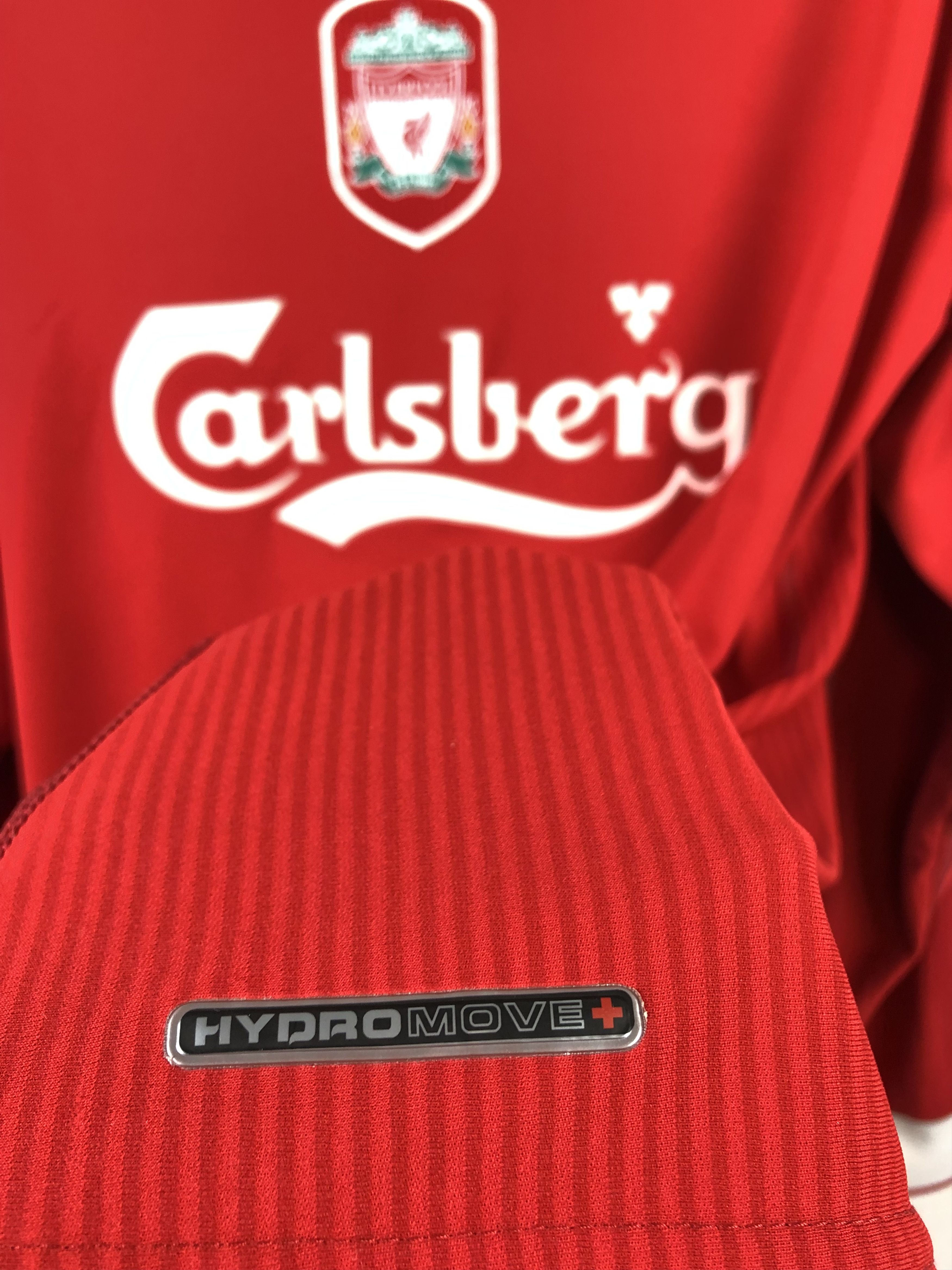 Vintage Liverpool football shirt 2002 Soccer Long Sleeve Jersey Rare Size US XL / EU 56 / 4 - 7 Thumbnail