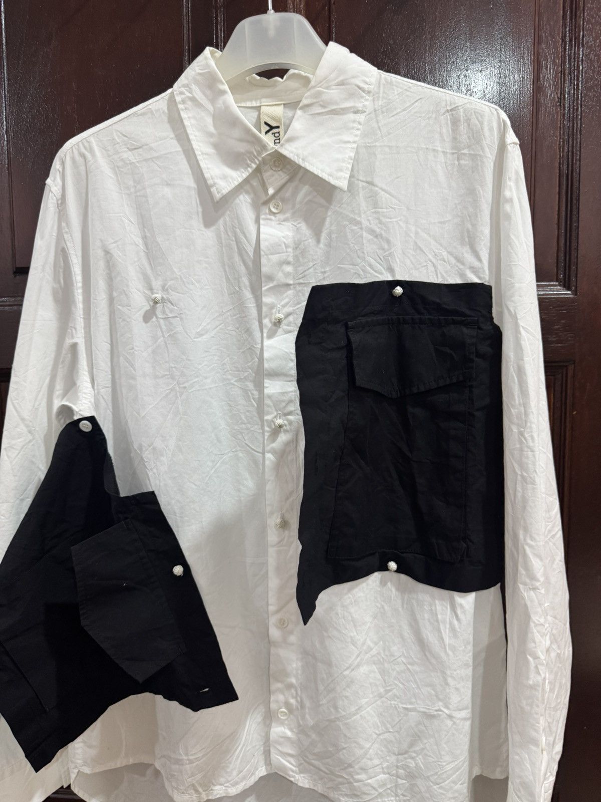 Ground Y Ground Y Button Up Shirt Pocket On Off Size US L / EU 52-54 / 3 - 3 Thumbnail