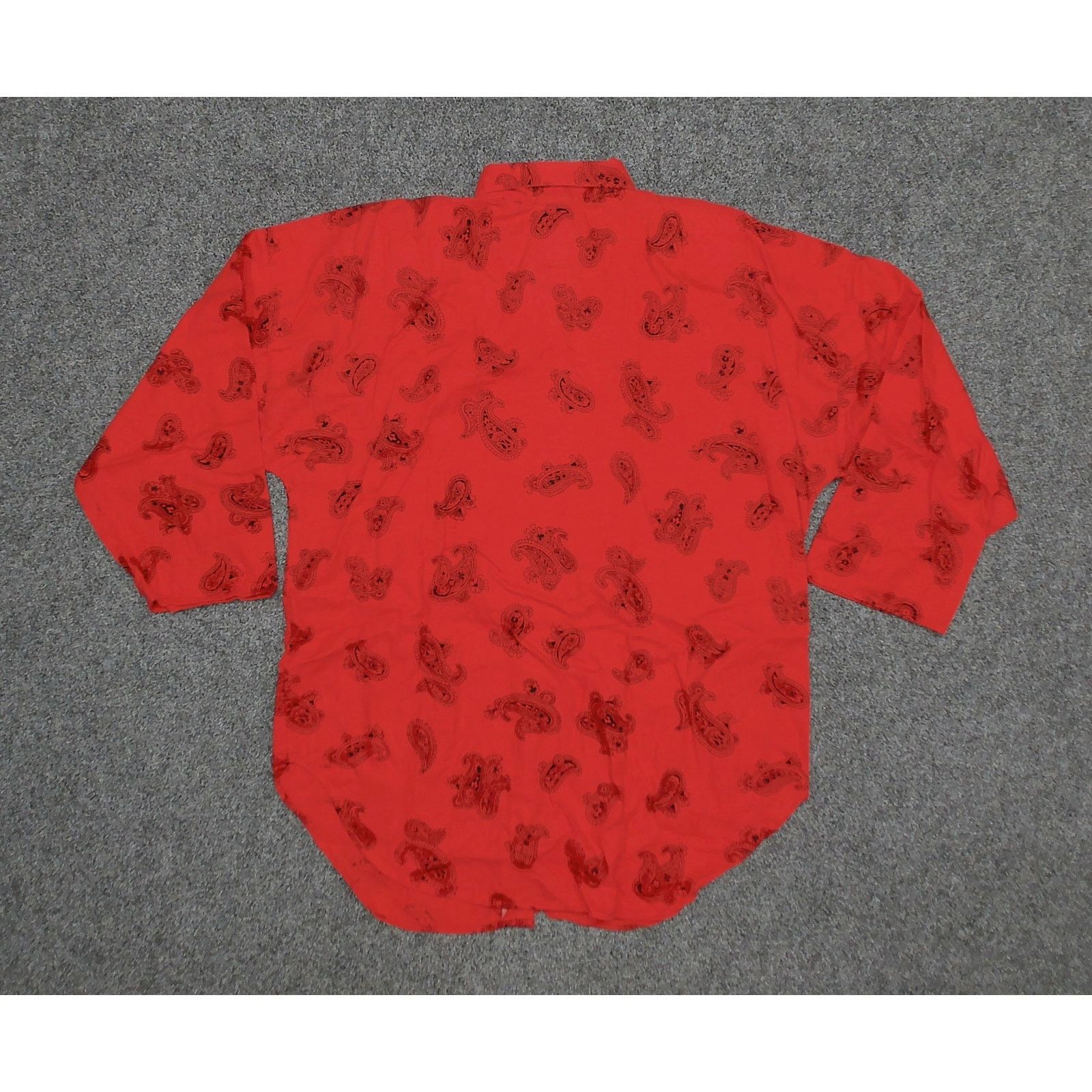 Vintage Vintage 1980s Drop Shoulder Paisley Tunic Shirt L Size L / US 10 / IT 46 - 4 Thumbnail