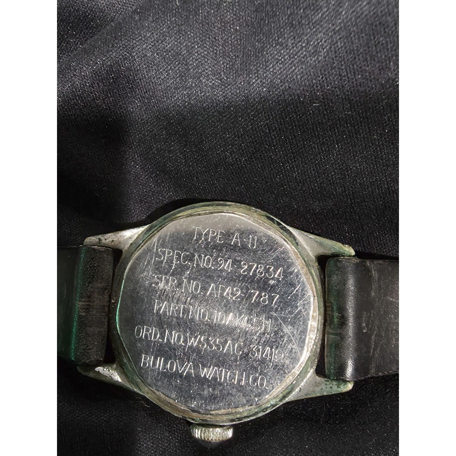 Bulova WWII Bulova A-11 Air Force Military Watch – 1942, Original Size ONE SIZE - 2 Thumbnail