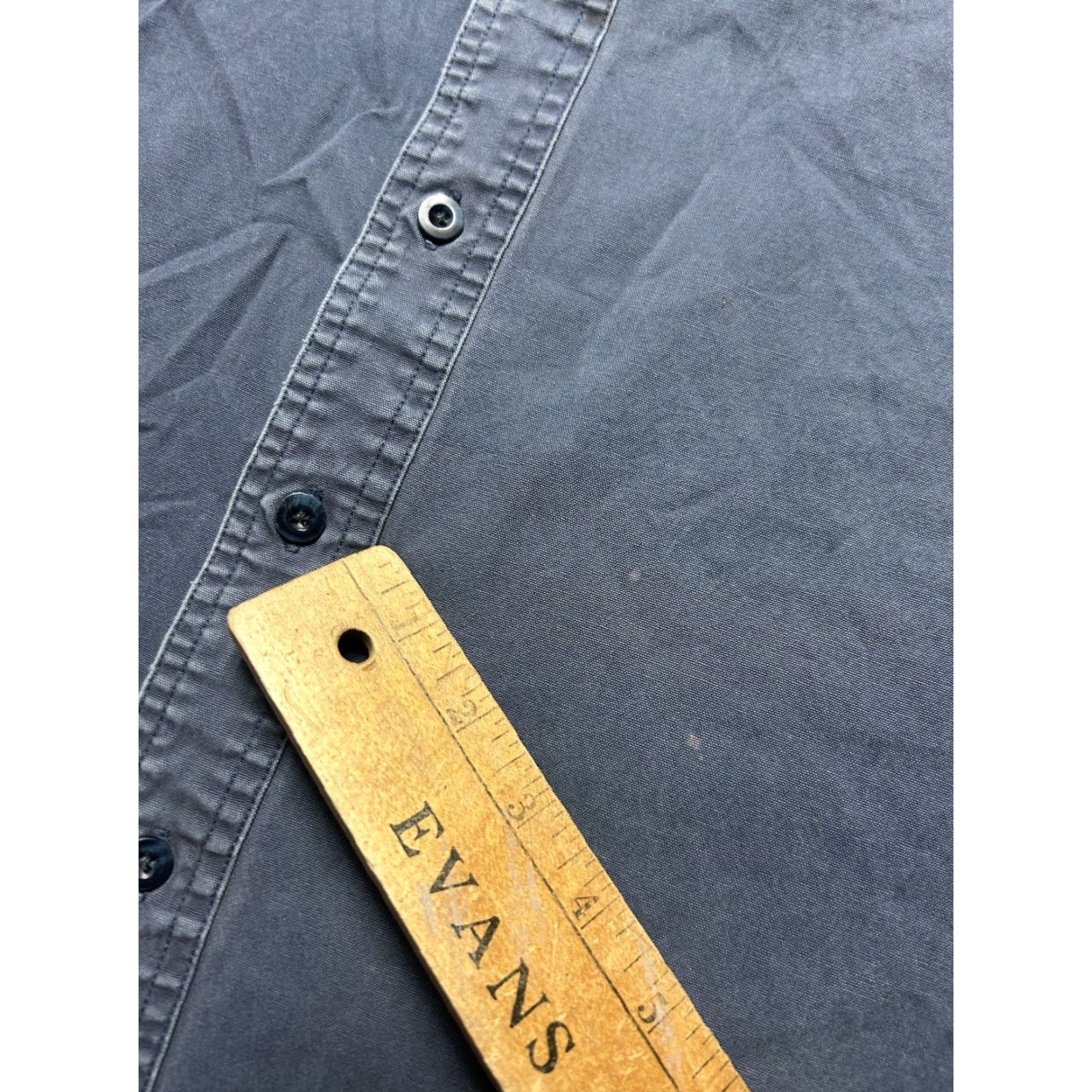 Vintage VINTAGE Cabela's Shirt Short Sleeve Button-Up Canvas Cotton Blue XL Tall Men Size US XL / EU 56 / 4 - 2 Thumbnail