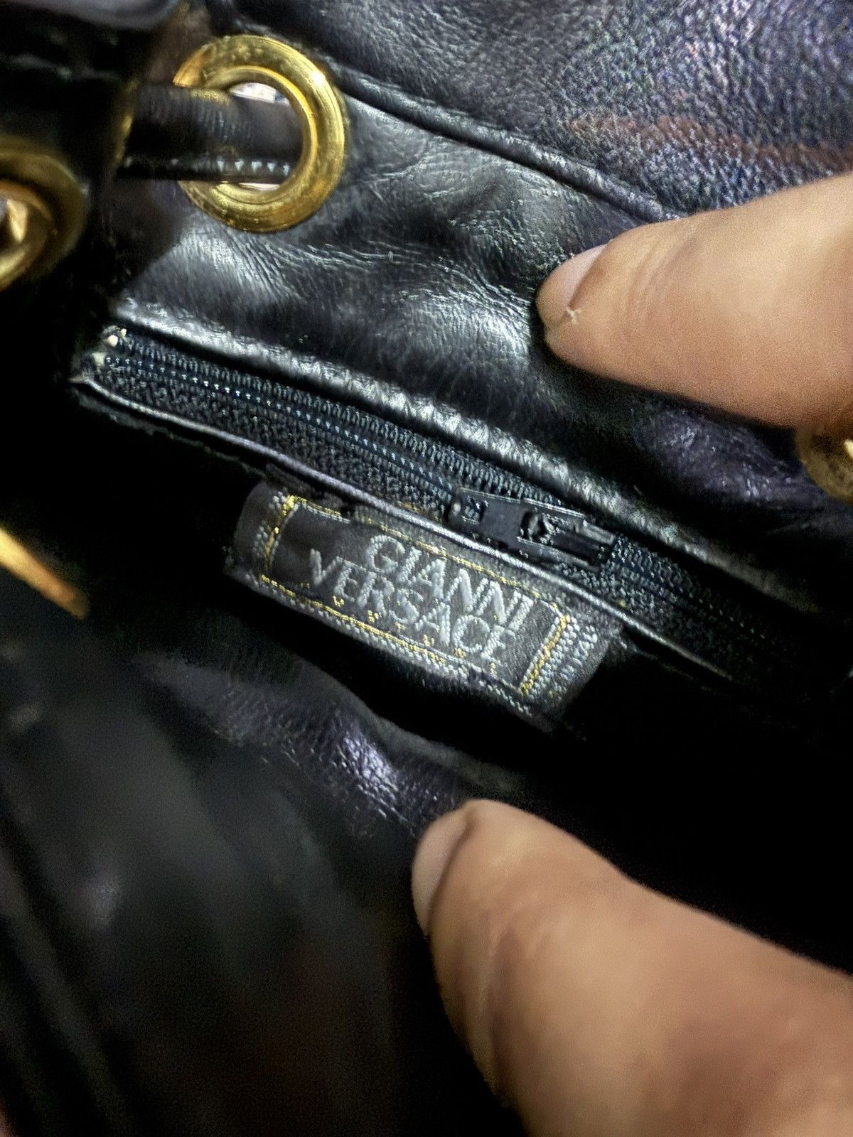 Versace Versace Medusa Leather Sling bag Size ONE SIZE - 9 Thumbnail