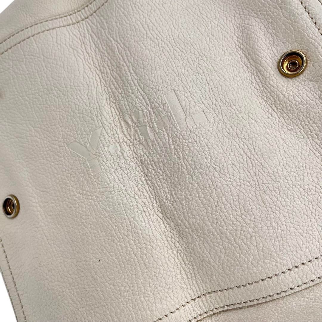 Yves Saint Laurent Yves Saint Laurent - Cassandra Handbag YSL Leather White Size ONE SIZE - 4 Thumbnail