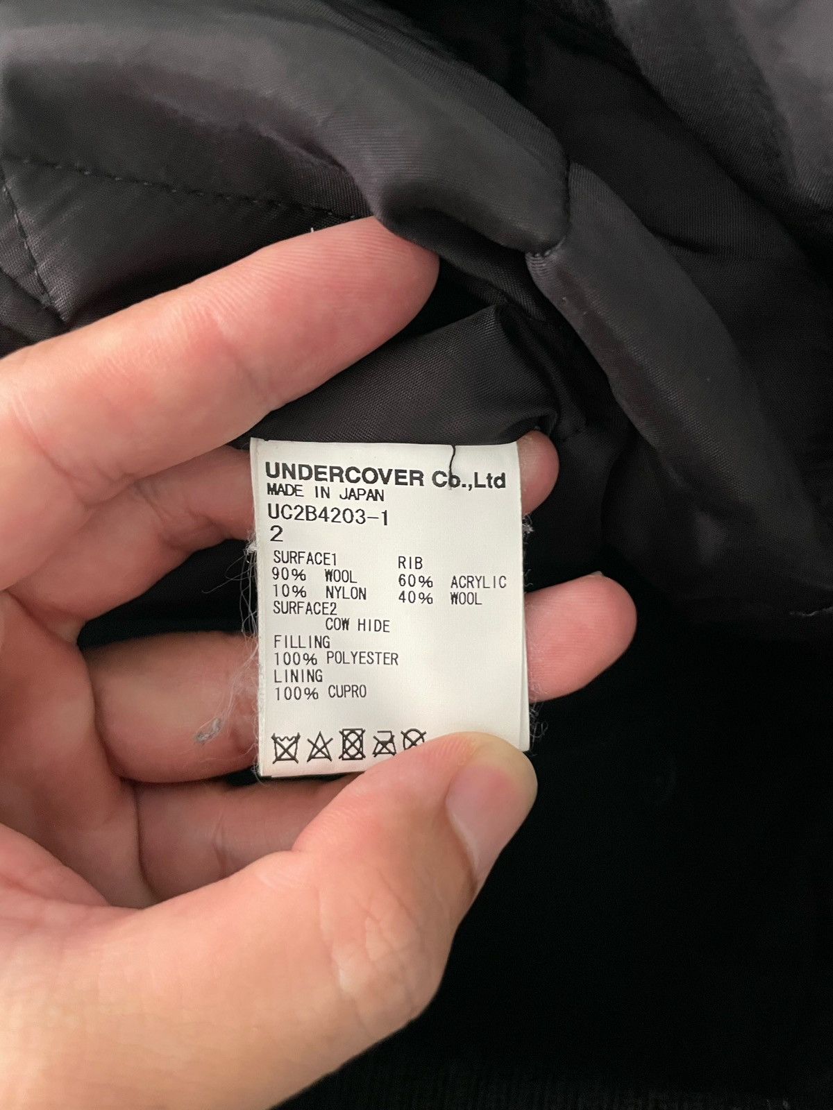 Undercover Undercover 22AW Hitchcock Wool Varsity Jacket Size US S / EU 44-46 / 1 - 14 Thumbnail