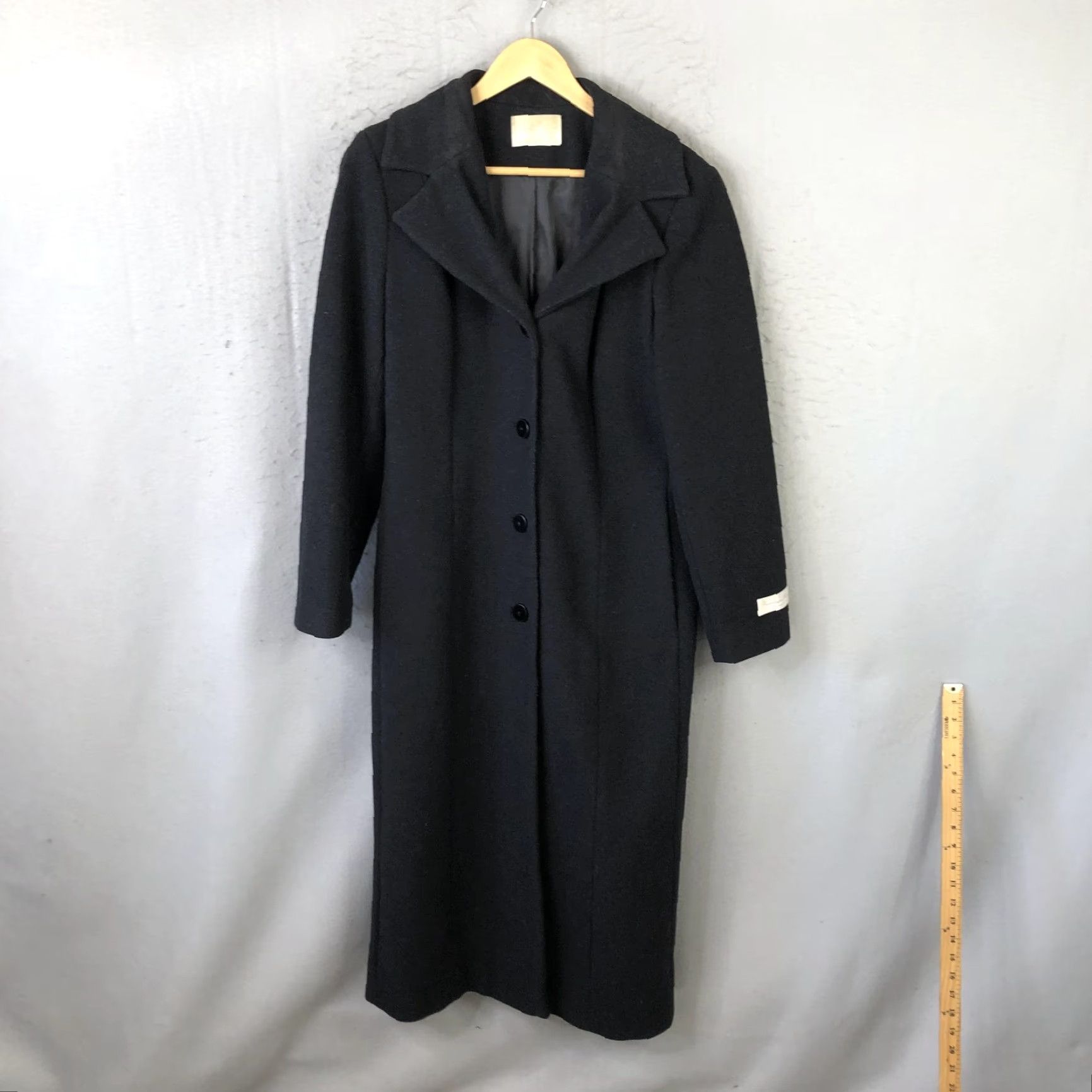 Worthington VINTAGE Worthington Coat Womens M Gray Cashmere Blend Long Overcoat Old Money Luxury Size M / US 6-8 / IT 42-44 - 2 Thumbnail