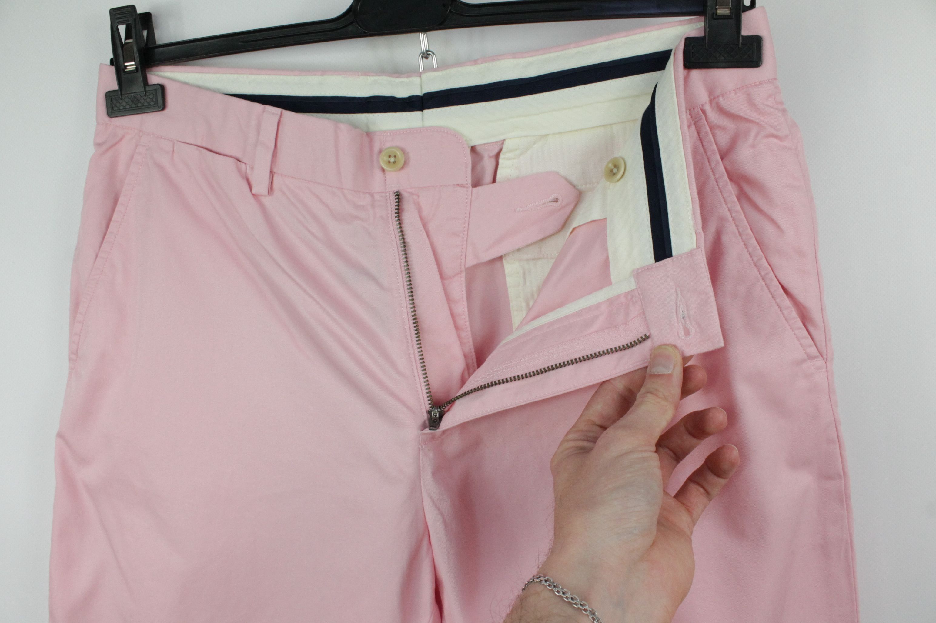 Polo Ralph Lauren Polo Ralph Lauren Pink Cotton Regular Fit Chino Shorts Size US 32 / EU 48 - 2 Thumbnail