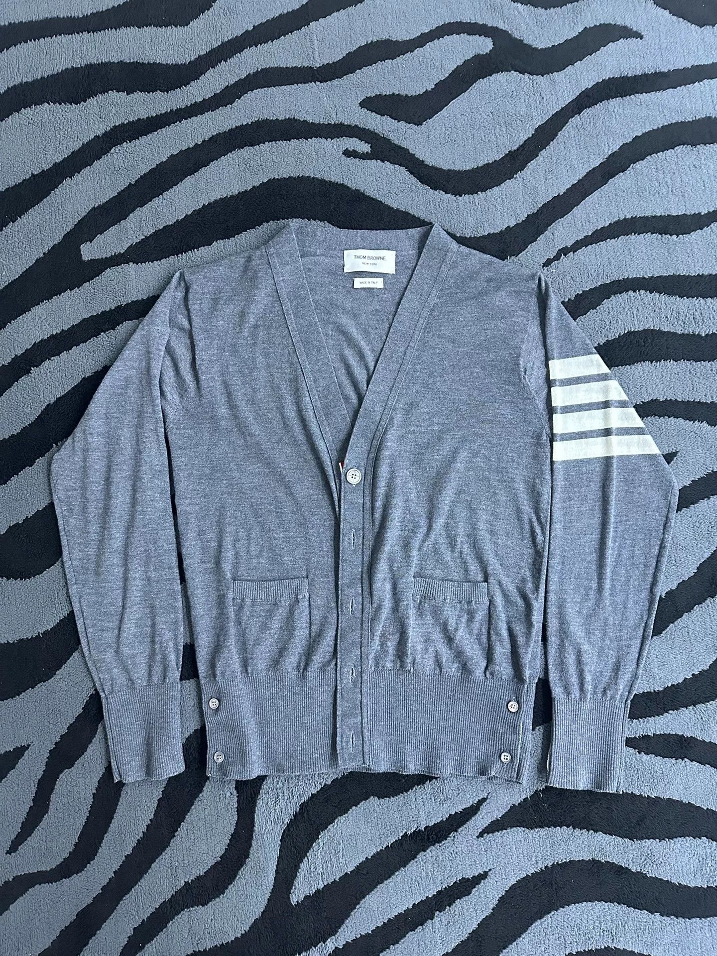 Thom Browne Thom Browne Wool Cardigan Size 0 Size US S / EU 44-46 / 1 - 1 Thumbnail