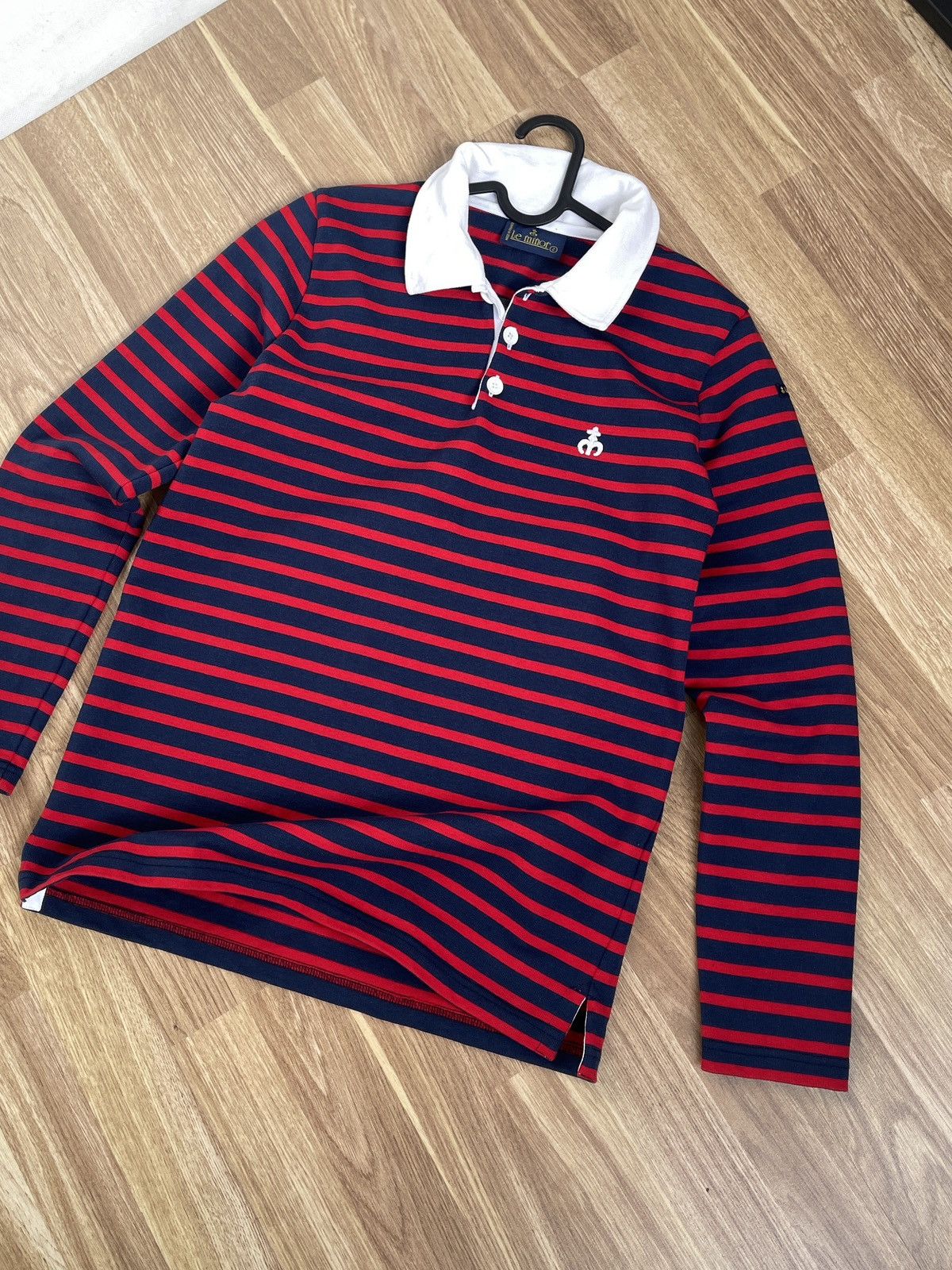 Other Le Minor Cotton Rugby Shirts Size 2/S Made in France Size US S / EU 44-46 / 1 - 4 Thumbnail