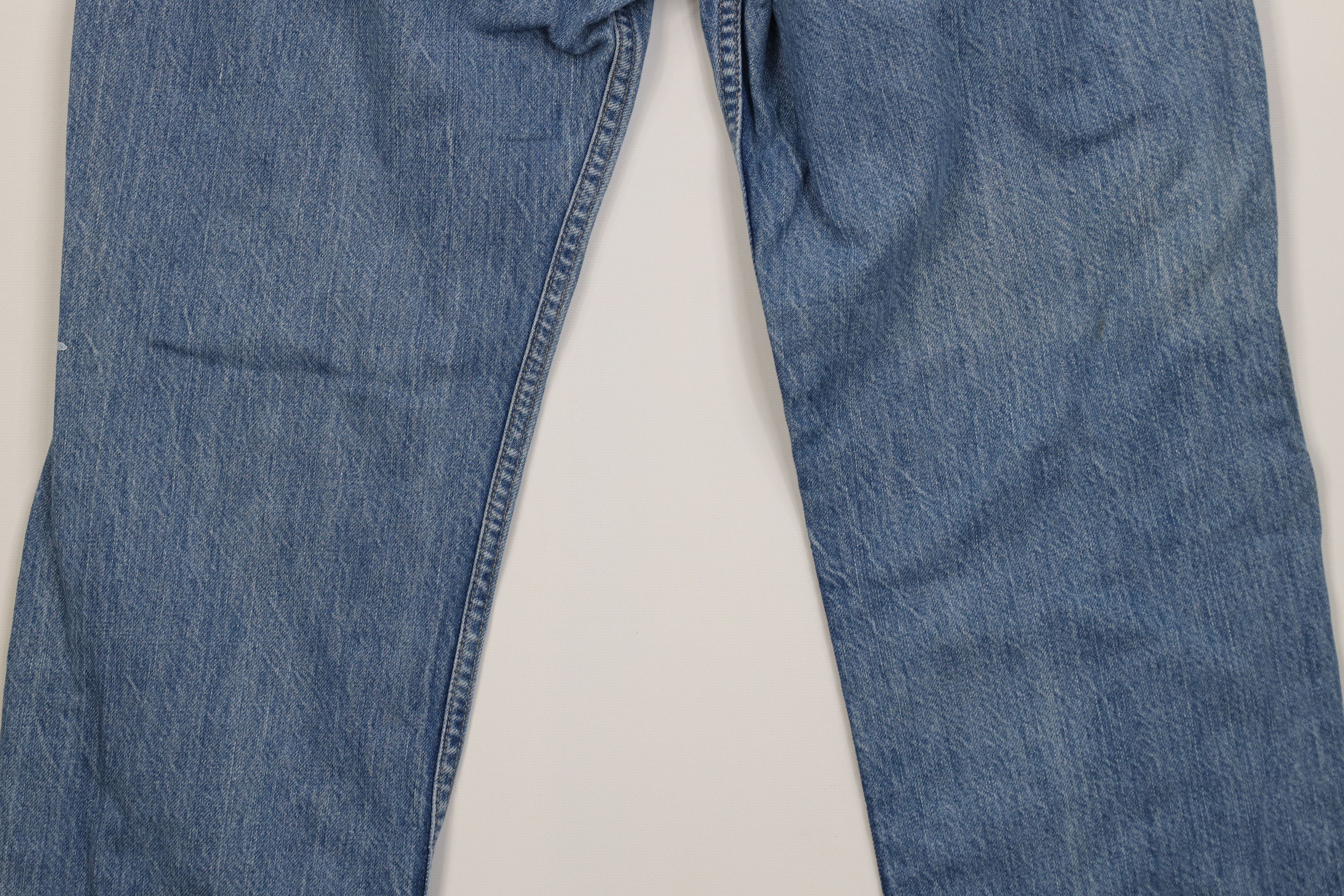 Vintage Vintage 90s Streetwear Straight Leg Denim Jeans Blue USA Size US 32 / EU 48 - 11 Thumbnail