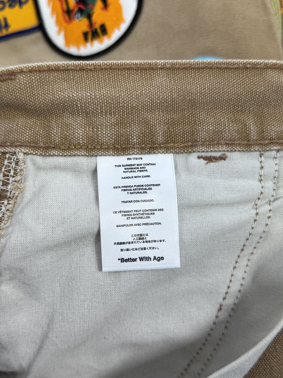 Better With Age GENTLEMENS PATCH WORK CARHARTT CARPENTER TROUSERS Size US 36 / EU 52 - 11 Thumbnail