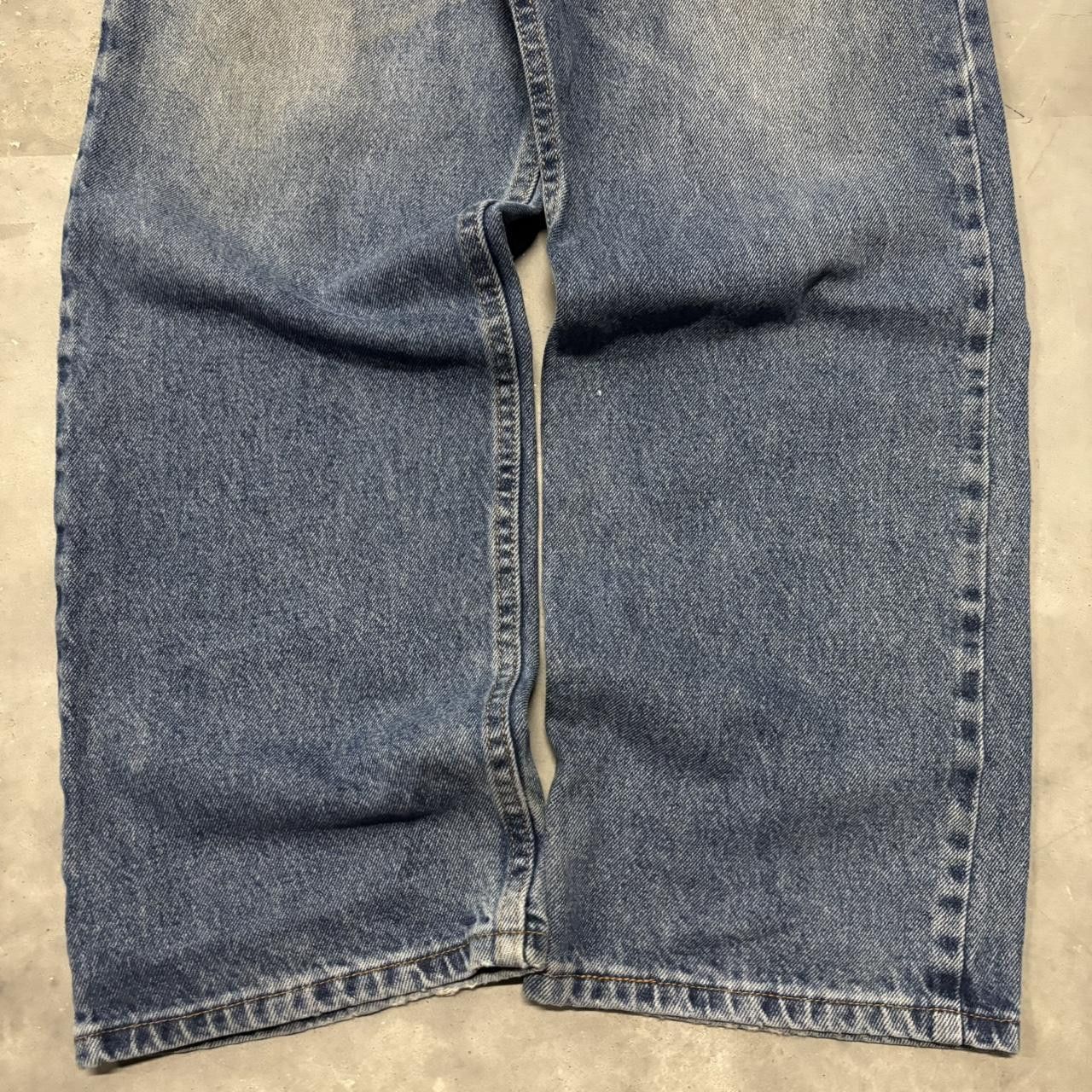 Japanese Brand × Vintage Crazy Vintage Y2K/2000s Grunge Faded Medium Wash Essential Denim Jeans! Size US 36 / EU 52 - 6 Thumbnail