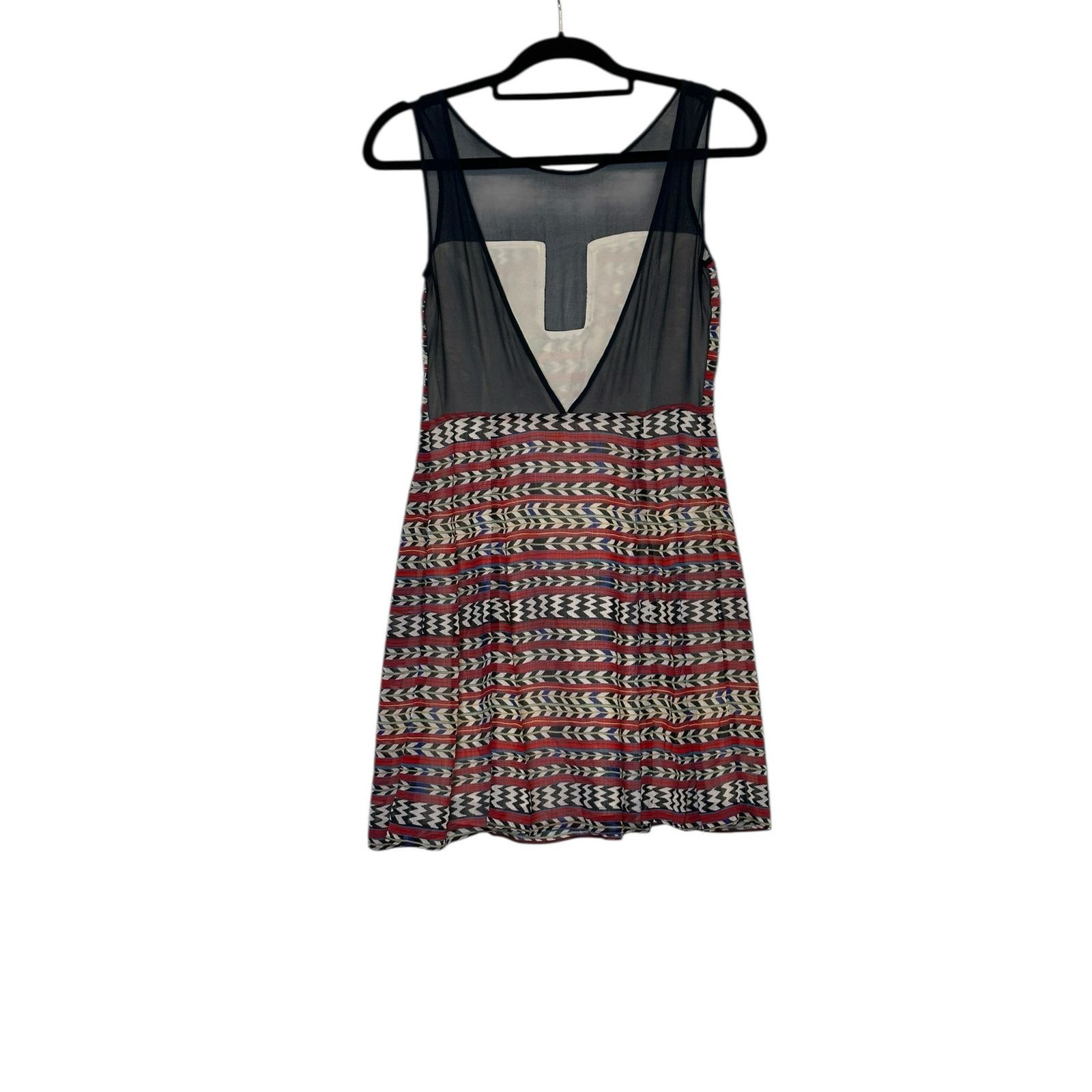 Mara Hoffman Mara Hoffman Red Blue Combo Stripe Mini Dress 0 Size XS / US 0-2 / IT 36-38 - 14 Thumbnail