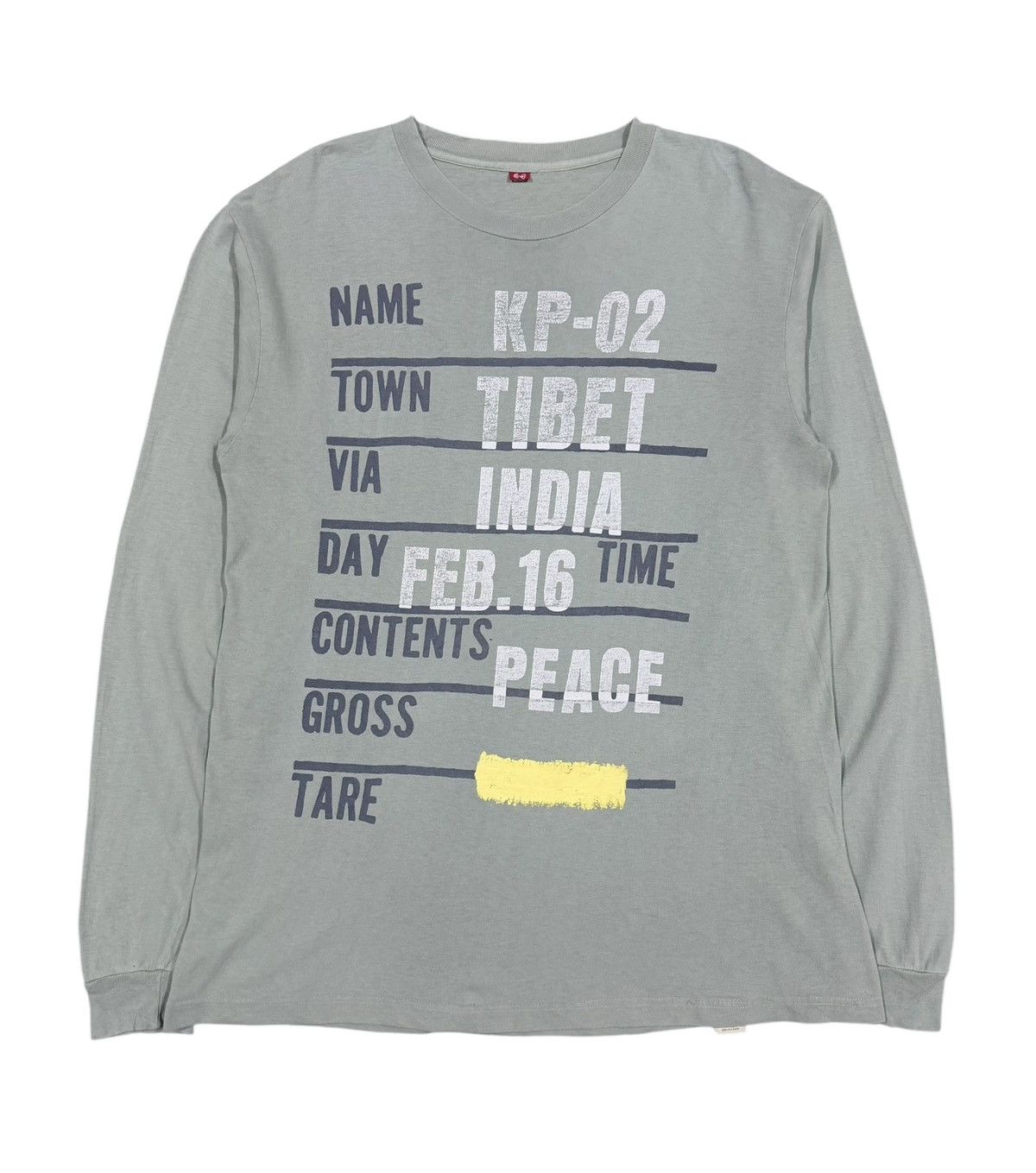Kapital Kapital Wording Printed Longsleeve Tee Size US L / EU 52-54 / 3 - 1 Thumbnail