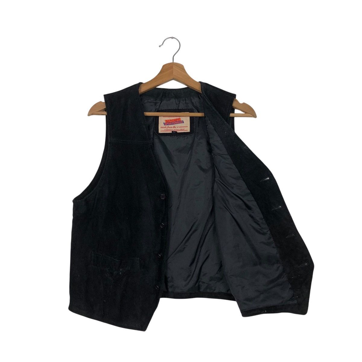 Genuine Leather 📌Vintage Tank Top Vest Genuine Leather Actionfit Sportswear Size US L / EU 52-54 / 3 - 5 Thumbnail