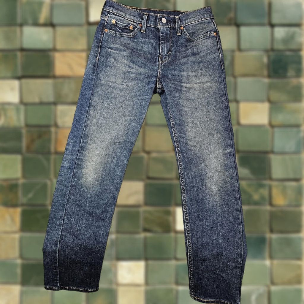 Levi's Levis 510 Jeans Mens 27x27 Slim Stretch Denim Distressed Faded Pants Size US 27 - 1 Thumbnail
