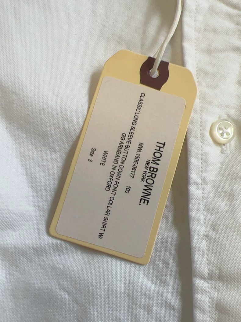 Thom Browne Thom browne Oxford double-sleeved shirt 2504-Nextarrow Size US L / EU 52-54 / 3 - 3 Thumbnail