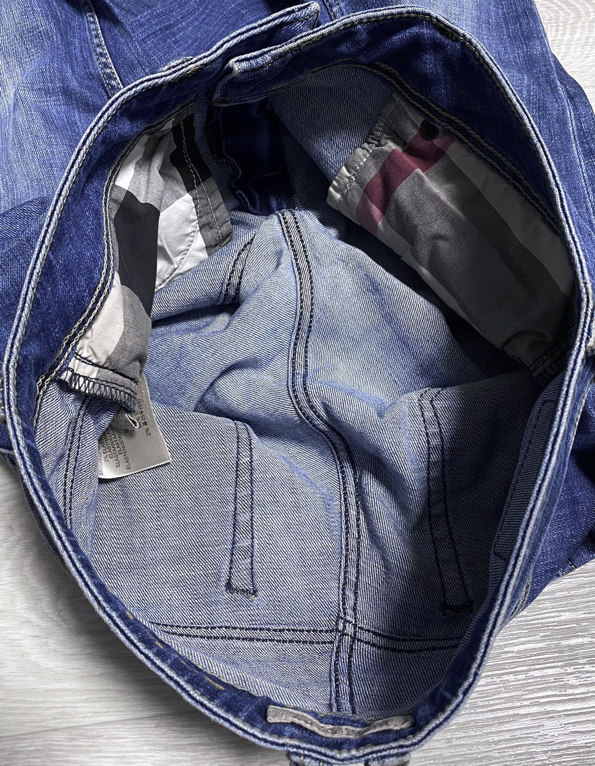 Burberry Burberry Brit Stretfield Washed Blue Regular Fit Jeans Denim Size 27" / US 4 / IT 40 - 24 Thumbnail