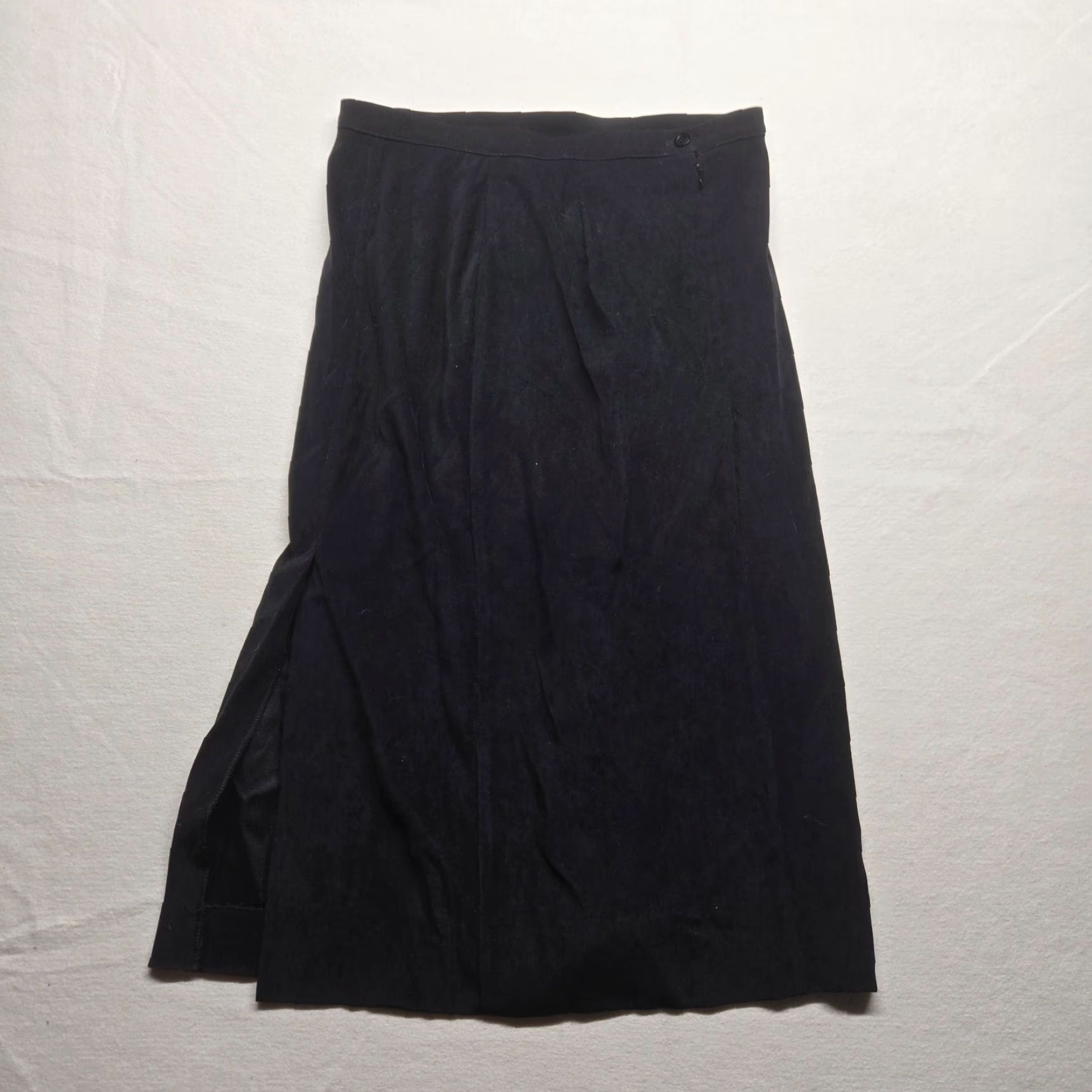 Loft LOFT Skirt Black A-Line 8P Petite Women's Short Career Bohemian Festival Retro Hip Hop Western Dressy Casual Work Skirt Womens Size 30" / US 8 / IT 44 - 7 Thumbnail