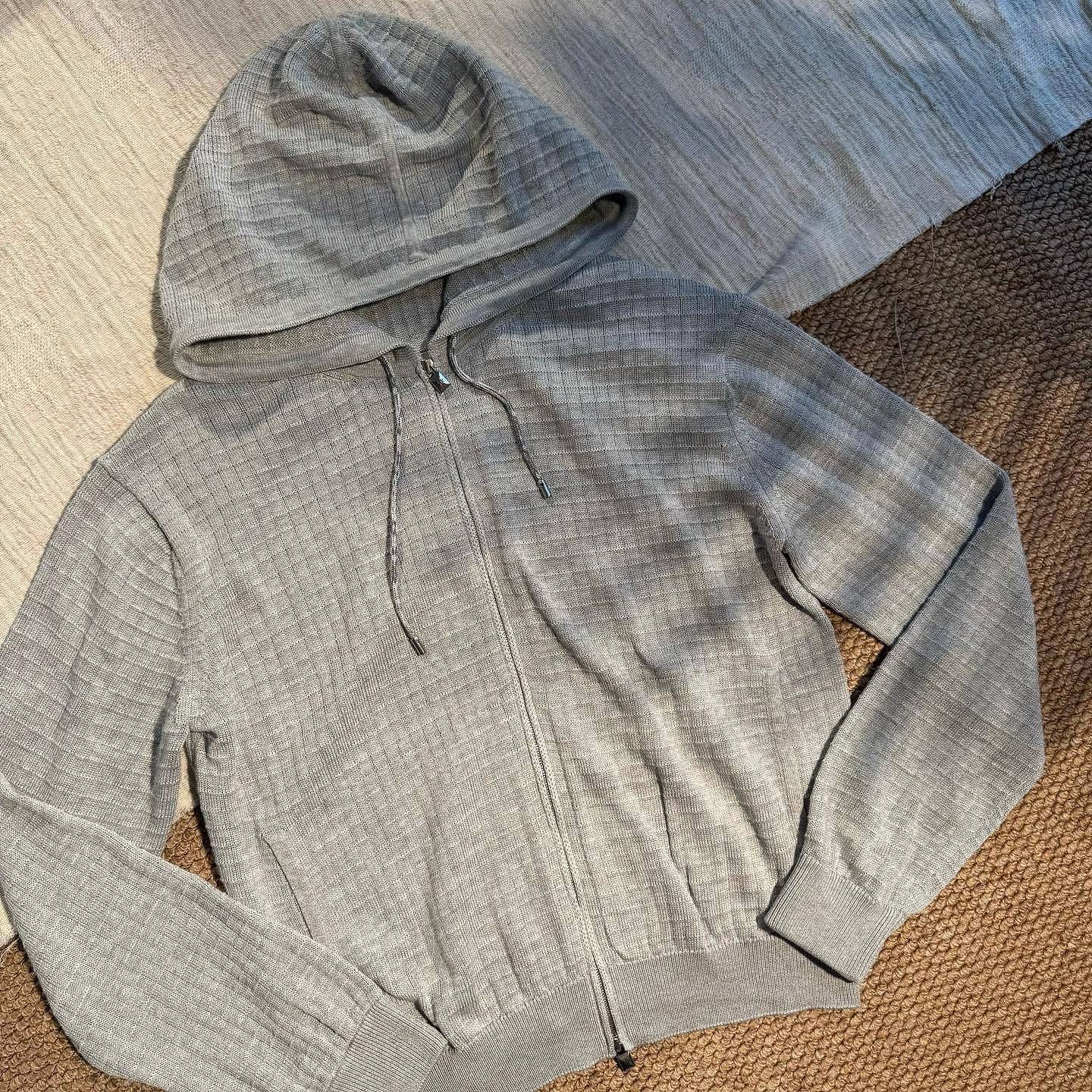 Loro Piana Loro Piana Silk Blend Zip Hoodie Size 42 Size M / US 6-8 / IT 42-44 - 1 Thumbnail