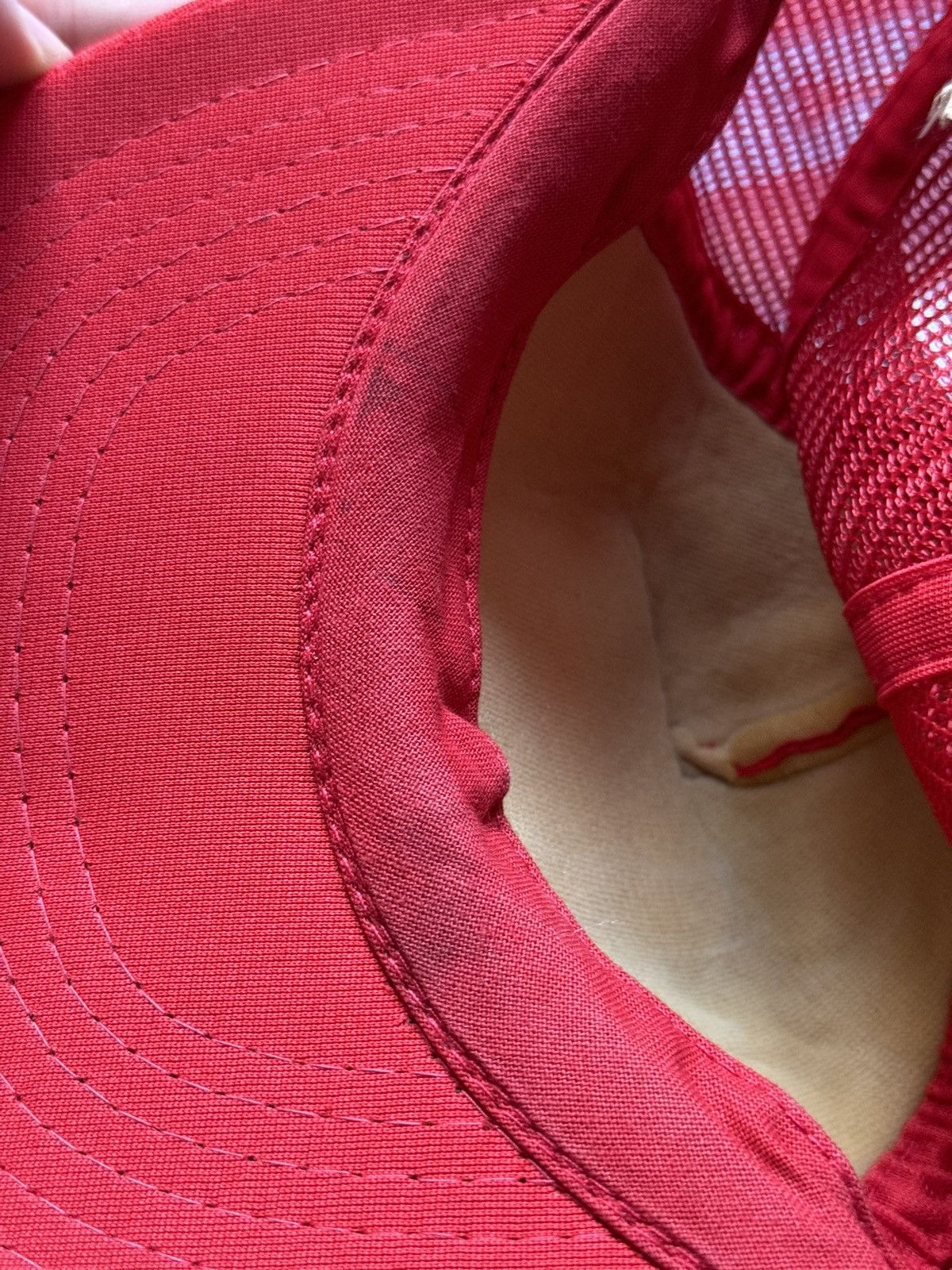 Vintage Vintage 80’s Canada Team Classic Red Trucker Hat Size ONE SIZE - 6 Thumbnail