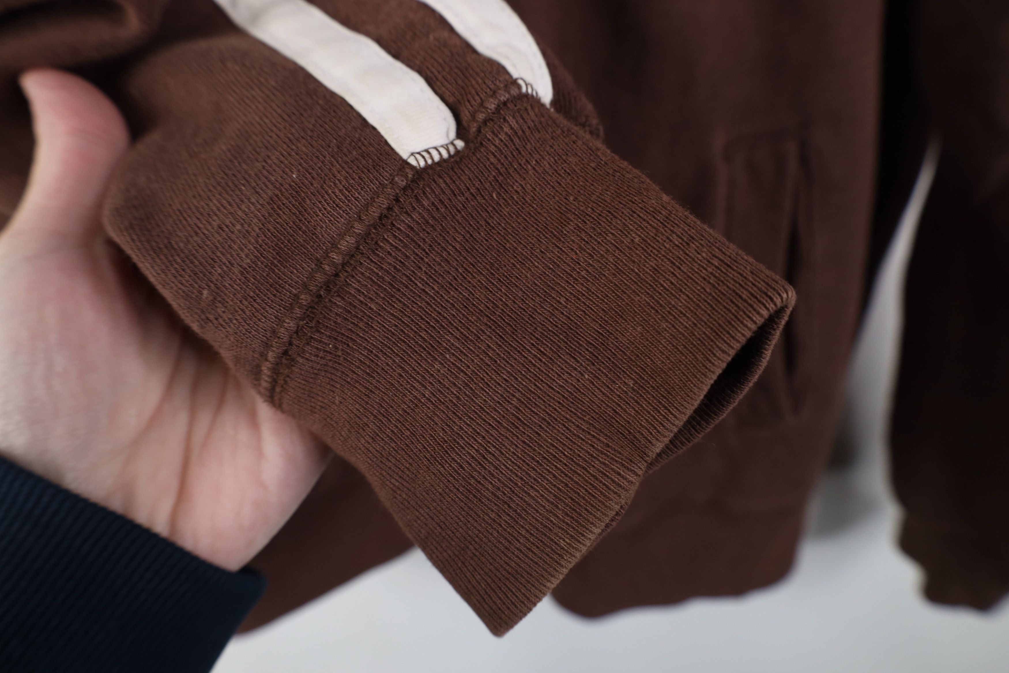 Aeropostale Vintage 90s Y2K Aeropostale Full Zip Sweatshirt Jacket Brown Size US M / EU 48-50 / 2 - 9 Thumbnail