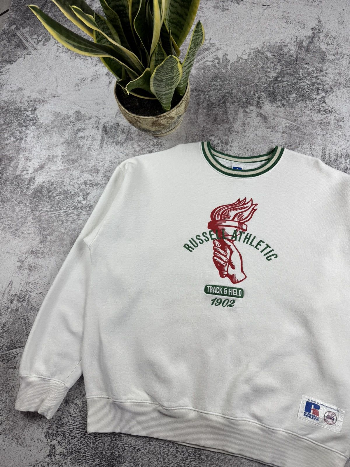 Russell Athletic Russell Athletic USA Relaxed Rap Sweatshirt Hoodie Pullover Size US L / EU 52-54 / 3 - 4 Thumbnail