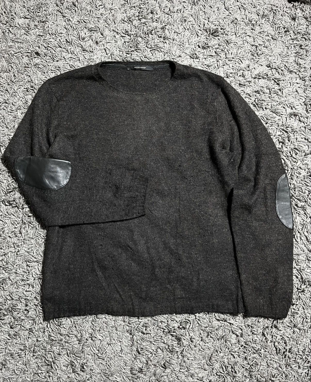 Messagerie MESSAGERIE ITALY WOOL KNITWEAR SWEATER Size US XL / EU 56 / 4 - 1 Thumbnail
