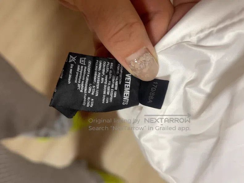 Vetements Vetements White down jacket Size L / US 10 / IT 46 - 4 Thumbnail