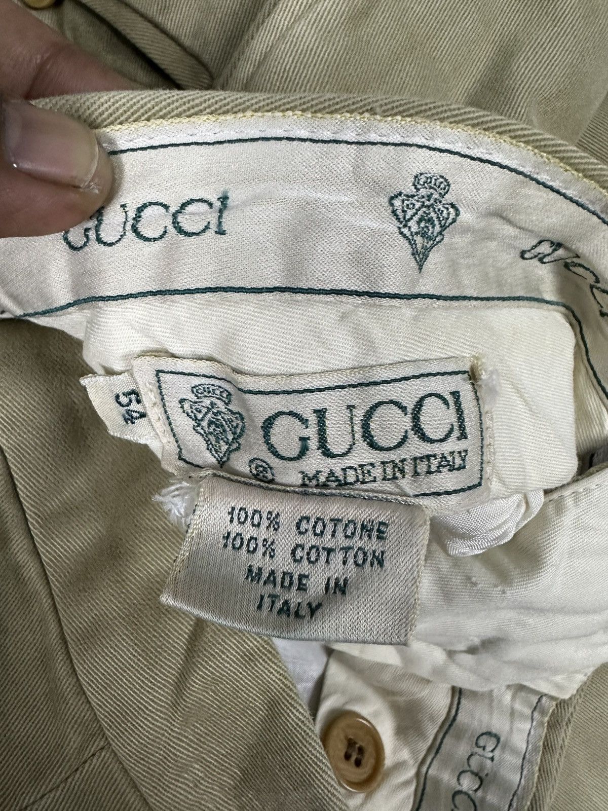 Gucci Vintage Gucci Baggy Trouser Pant D770 Size US 34 / EU 50 - 12 Thumbnail