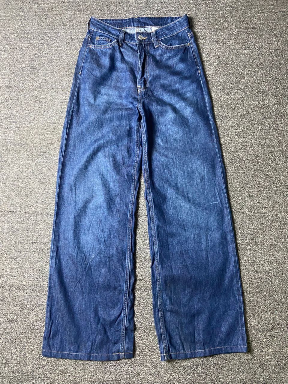 Japanese Brand &Denim Ultra High Waist Wide Regular Fit Jeans (139) Size 25" / US 0 / IT 36 - 1 Thumbnail