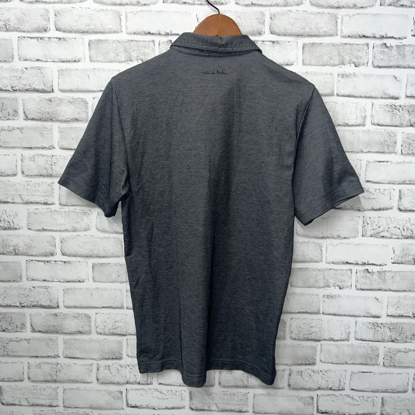 TravisMathew Travis Mathew Gray USA Pocket Polo Mens Size S Size US S / EU 44-46 / 1 - 5 Thumbnail