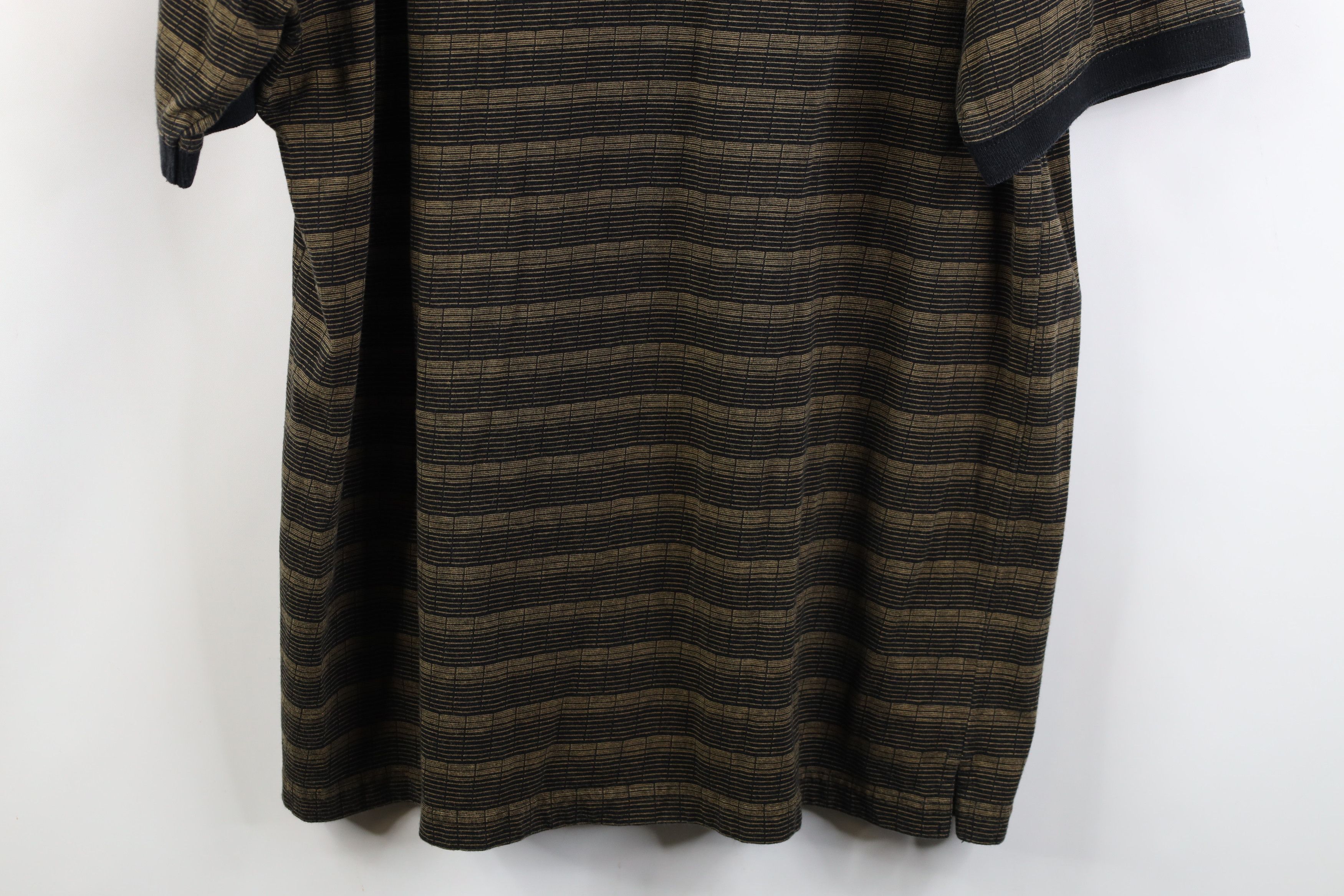 Vintage Vintage 90s Streetwear Striped Knit Collared Golf Polo Shirt Size US XL / EU 56 / 4 - 11 Thumbnail