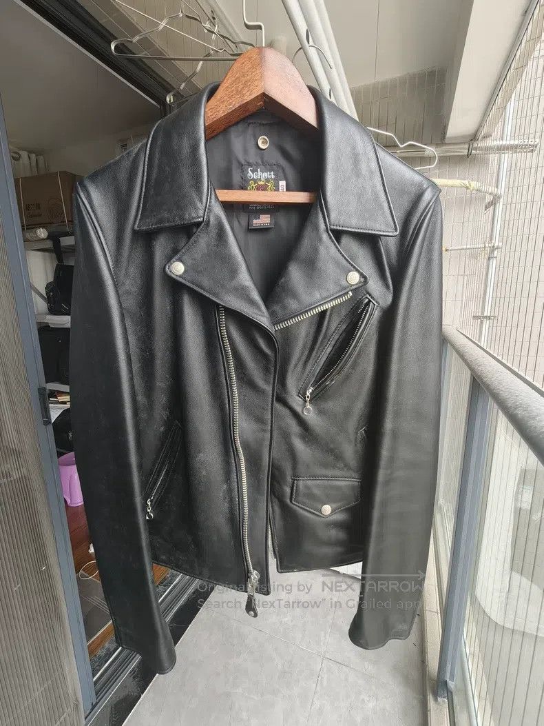 Schott Schott Sheepskin biker jacket Size US L / EU 52-54 / 3 - 1 Thumbnail