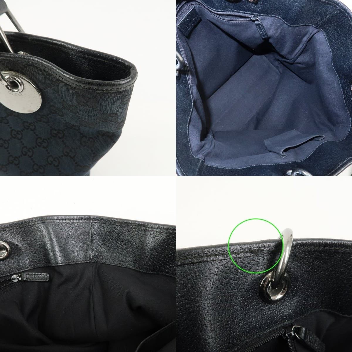 Gucci Gucci GG Canvas Shoulder Bag Black Size ONE SIZE - 7 Thumbnail