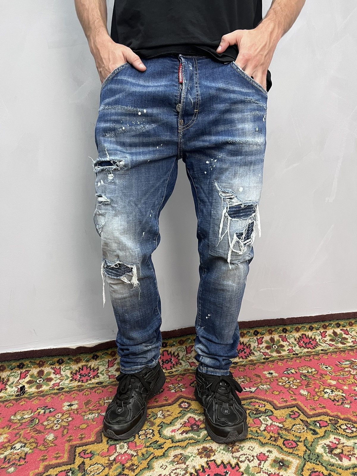 Dsquared2 DSQUARED 2 distressed Tidy Biker Jeans pants | Grailed