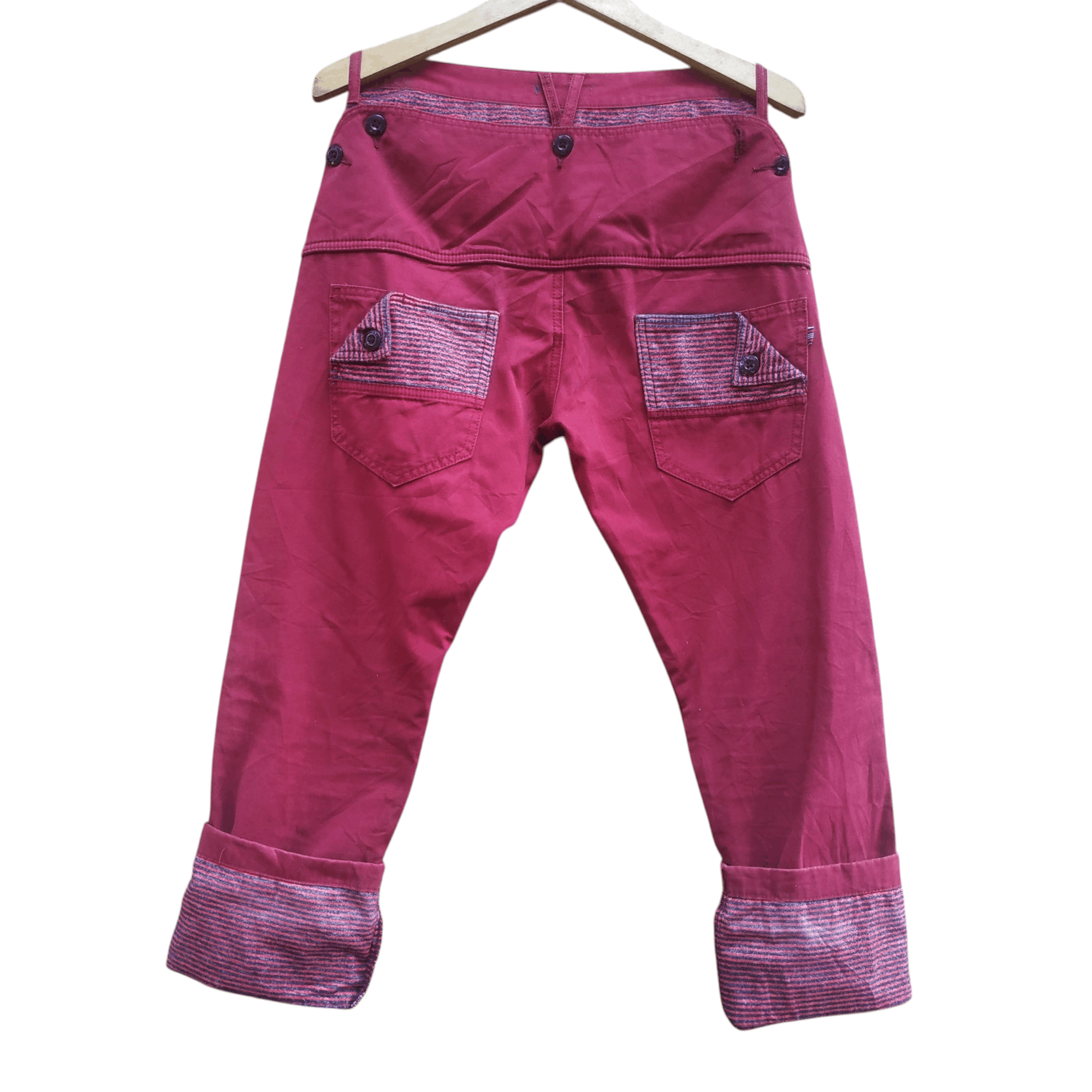 semanticdesign Semanticdesign Burgundy Utility Trouser Size US 30 / EU 46 - 6 Thumbnail