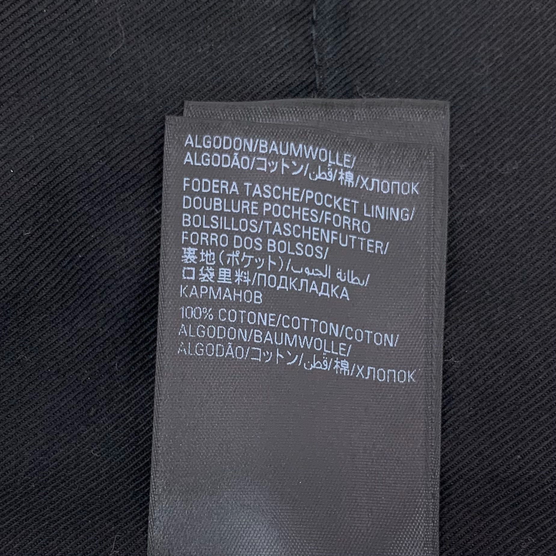 Balenciaga Balenciaga Garde-Robe Black Cotton Short Denim Skirt Casual Size 34" / US 12 / IT 48 - 4 Thumbnail