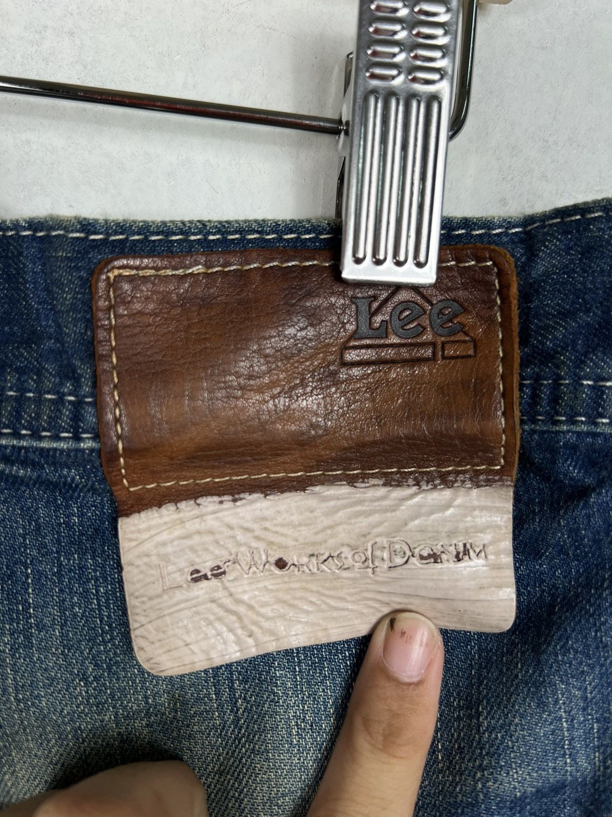 Lee × Vintage 🔥 VINTAGE LEE UNION MADE WORKS DENIM Size US 32 / EU 48 - 14 Thumbnail