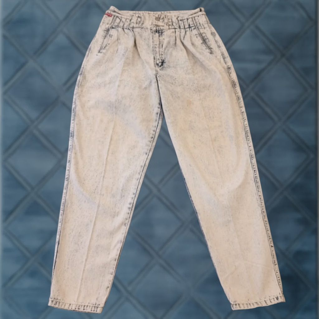 Vintage VINTAGE Gitano Jeans Womens Size 11 High Rise 28x28.5 Blue Light Wash Denim 100% Cotton Mom Pockets Womens Size 32" / US 10 / IT 46 - 1 Thumbnail