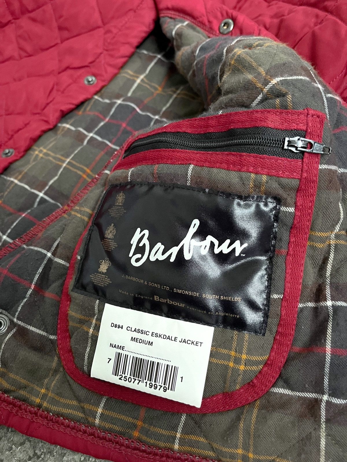 Barbour × Vintage BARBOUR CLASSIC ESKDALE JACKET MENS SZ MEDIUM Size US M / EU 48-50 / 2 - 6 Thumbnail