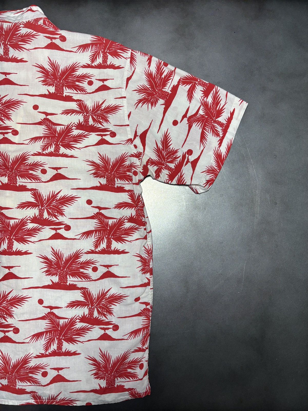 Vintage True Vintage Cotton Hawaiian Shirt Light Boxy Camp Print 41 Size US M / EU 48-50 / 2 - 9 Thumbnail