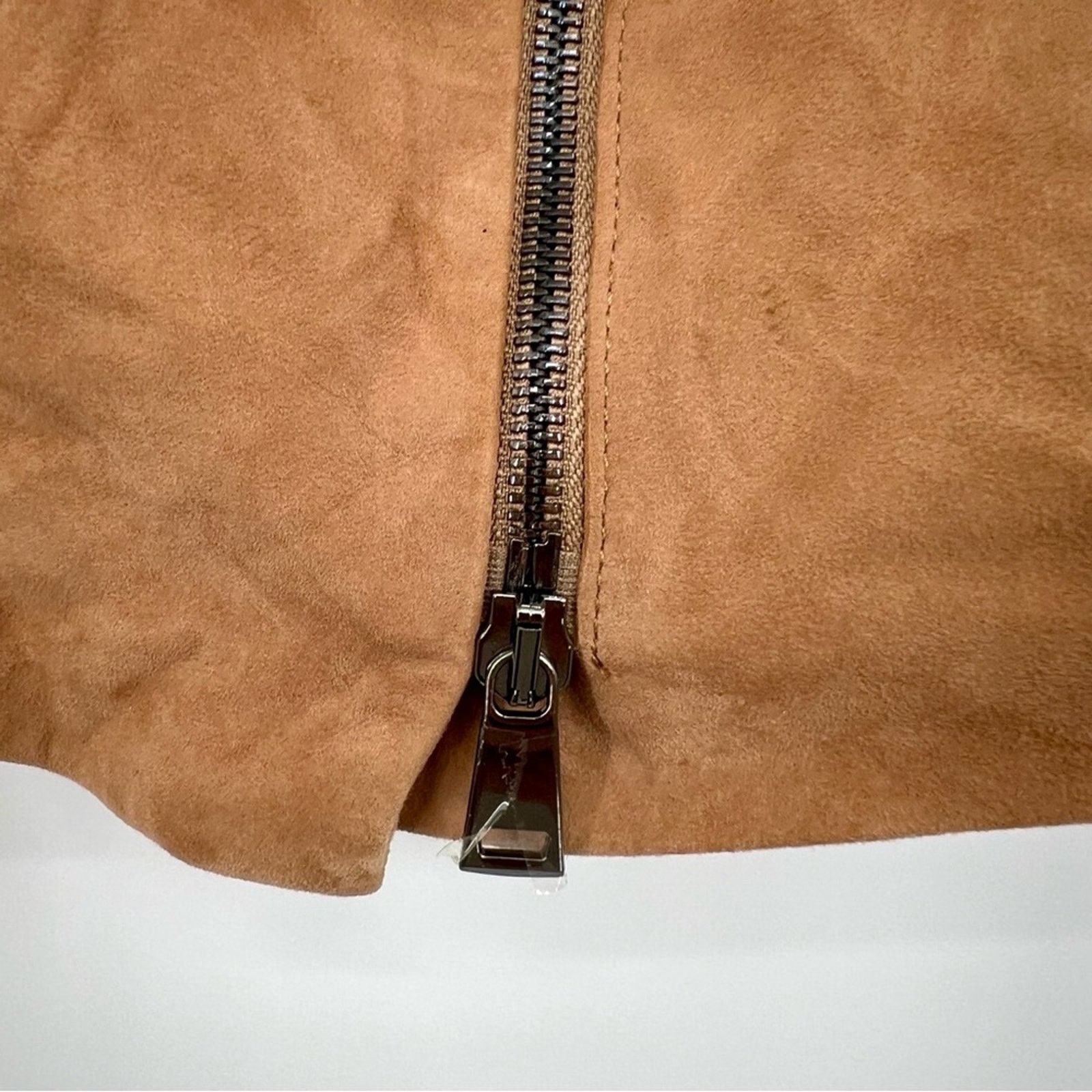 Vince Vince Goat Leather Zip Up Suede Jacket Motorcycle Biker L Size L / US 10 / IT 46 - 8 Thumbnail