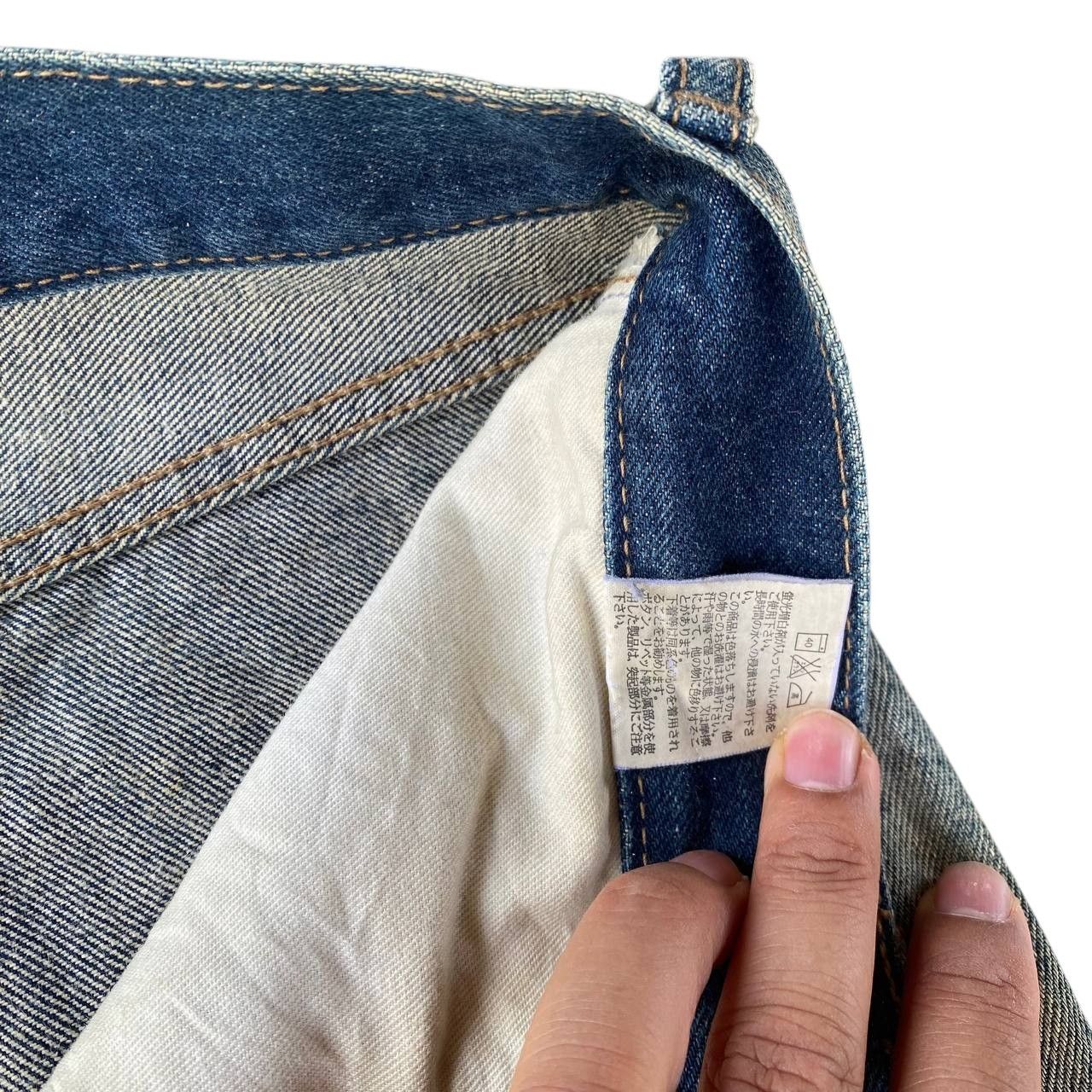 Warehouse Vintage 90s Unique Clothing Warehouse Denim Sun Faded Size US 29 - 12 Thumbnail